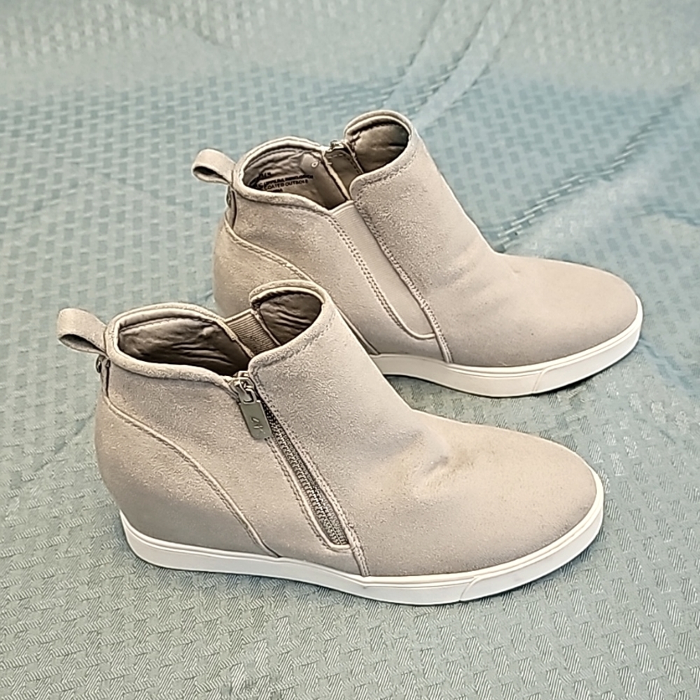 Anne Klein Sport Carsen Wedge Ankle Bootie Sneakers